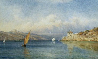 Prestenizza-fyret på øya Cherso av Gottfried Seelos