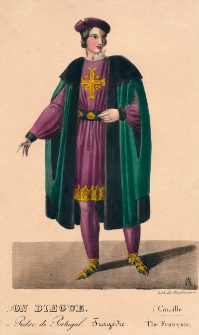 Don Diegue, ca 1820-tallet. av Gottfried or Godefroy Engelmann
