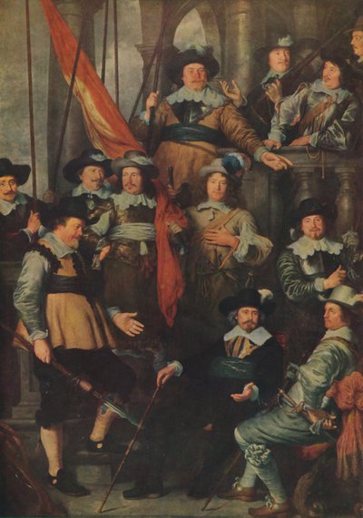 Company of the Civic Guard of Amsterdam...i 1645, 1914. av Govaert Flinck