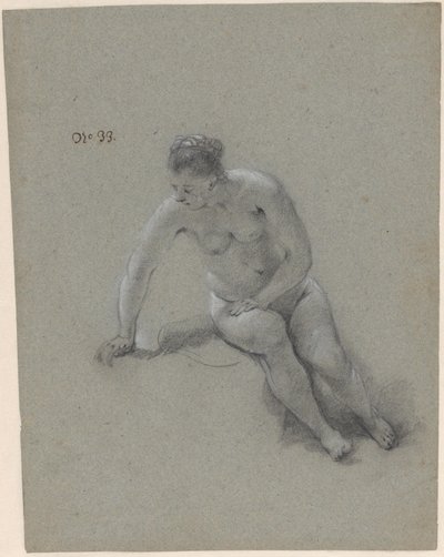 Sittende kvinne av Govert Flinck (attributed to)