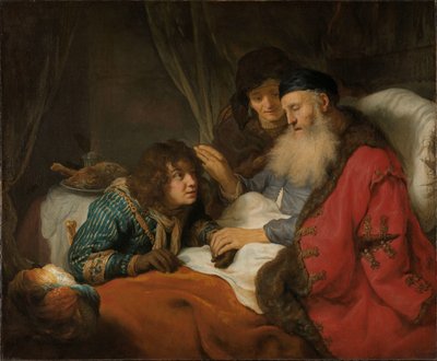 Isak velsigner Jakob av Govert Flinck