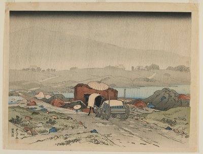 Yabakei, Coping Ella, 1918 (Dette er DB ck p Hayashi t) av Goyo Hashiguchi