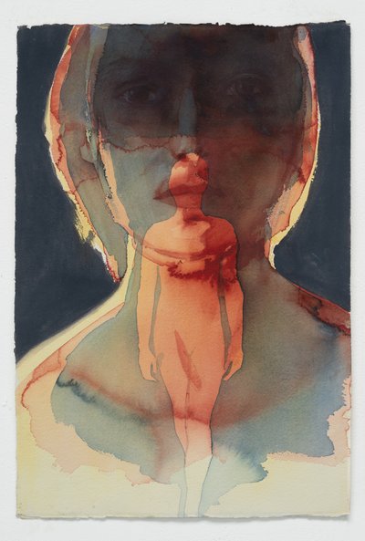 Fremvekst, 2015 (akvarell på Arches) av Graham Dean