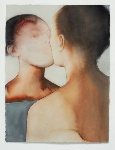 Speil, 2025 (akvarell på buer) av Graham Dean