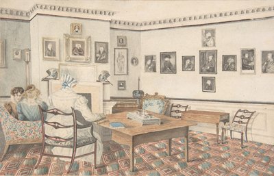 Tegnestue i Hatton, Warwickshire, 1820-30. av Granddaughters of Dr. Samuel Parr.