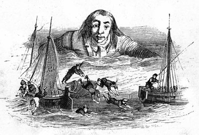 Illustration für Gullivers Reisen von Jonathan Swift von Grandville (1803-47)