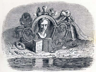 (Mannen og ansiktet hans) av Grandville