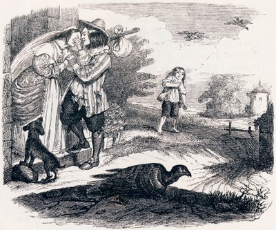 Begge duene - Fables av La Fontaine av Grandville