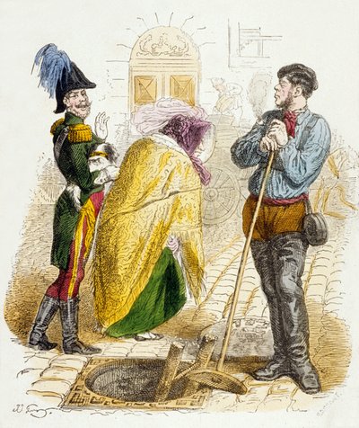 Jeder Beruf hat seinen Wert, aus 100 Sprüchen von Grandville (1803-47)