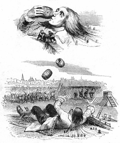 Illustration für Gullivers Reisen von Jonathan Swift von Grandville (1803-47)