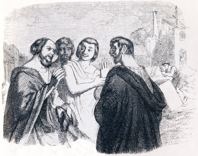 Speech of Socrat (Parole de Socrate) - Fabler av La Fontaine av Grandville