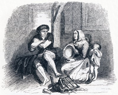 Lemmer og mage - Fabler av La Fontaine av Grandville