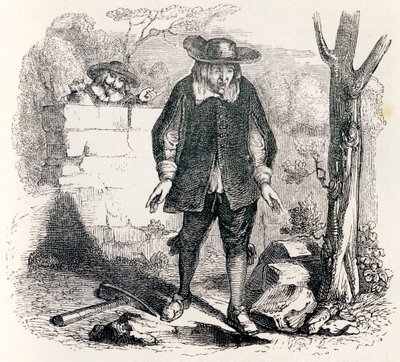 Brenneren og hans kompare - Fables av La Fontaine av Grandville