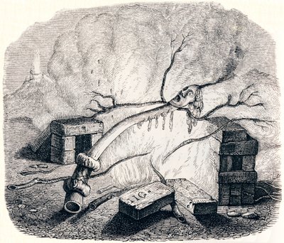 Lyset - Fables av La Fontaine av Grandville
