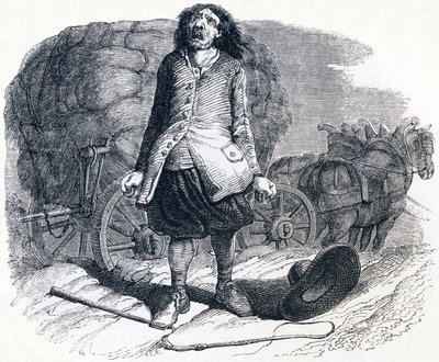 Den gjørmete vognmakeren - Fables av La Fontaine av Grandville