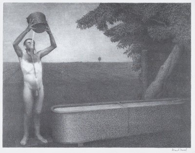 Sultry Night, 1939 av Grant Wood