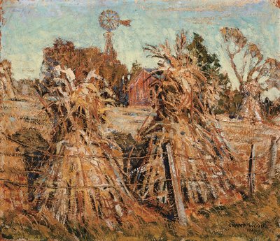 Kornåkeren av Grant Wood