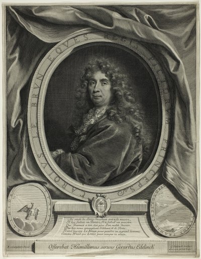 Charles den brune av Gérard Edelinck