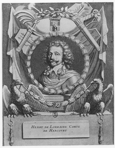 Henri de Lorraine, greve av Harcourt av Gérard Edelinck