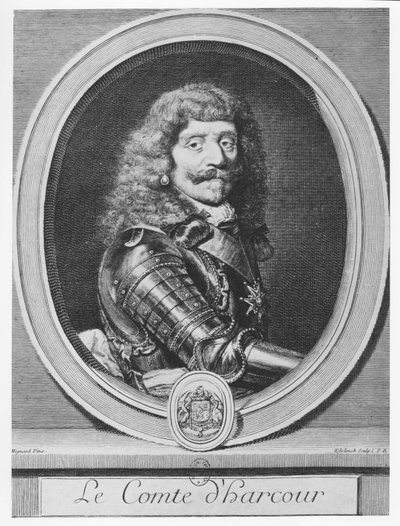 Henri de Lorraine, greve av Harcourt av Gérard Edelinck
