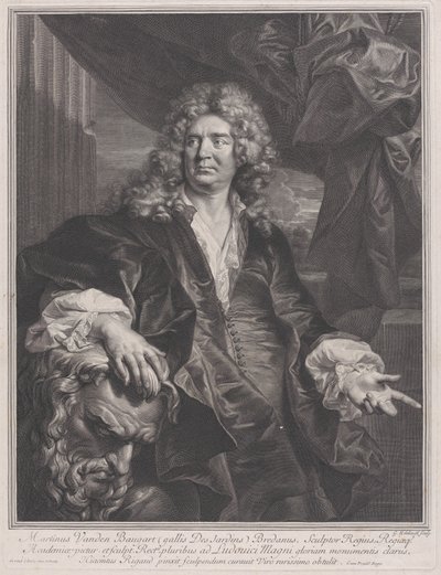 Martin Vanden Bogaert, kalt Desjardins, 1698. av Gérard Edelinck