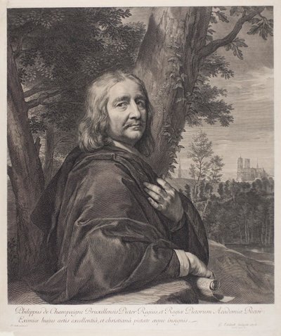 Filip av Champaigne av Gérard Edelinck