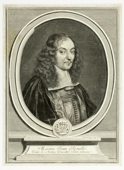 Sir Jean Rouille, greve av Meslay av Gérard Edelinck