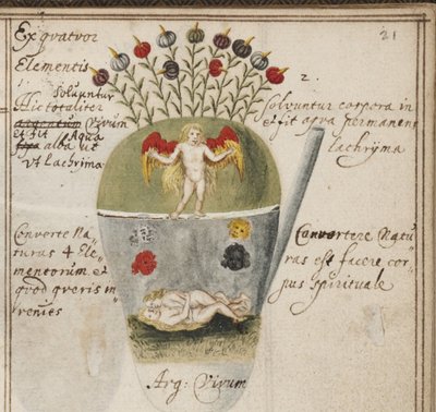 Alkymistisk notatbok, ca. 1620 av Grasshoff