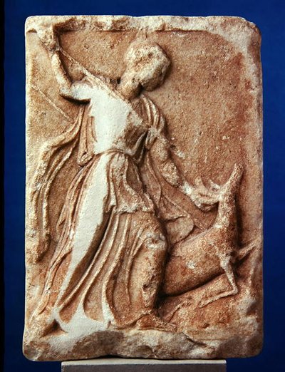 Artemis jakt, ca. 410 f.Kr. (marmor) av Greek