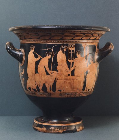 Loftsvase av Kleophon-maler, 500-tallet f.Kr. (rød keramikk) av Greek
