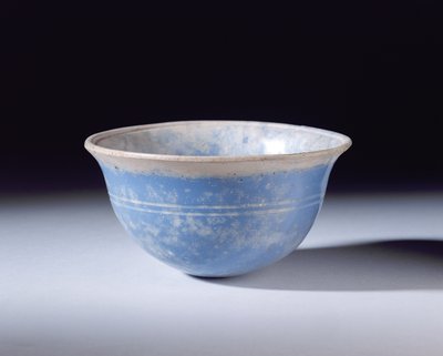 Hellenistisk blå støpt skål, 2. århundre f.Kr. (glass) av Greek