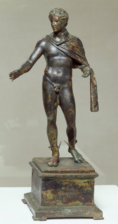 Hermes, funnet under undervannsutgravningene ved Mahdia, ca. 100 f.Kr. (bronse) av Greek