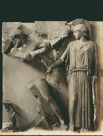 The Labors of Hercules, metope fra Zeus-tempelet i Olympia, ca. 470-457 f.Kr. (marmor) av Greek