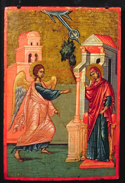 Bebudelse, gresk ikon, slutten av 1600-tallet av Greek School