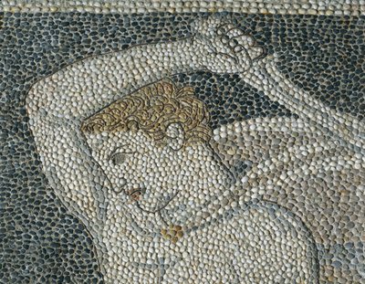 Krateros, ca. 320 f.Kr. (mosaikk) (detalj av 332175) av Greek School