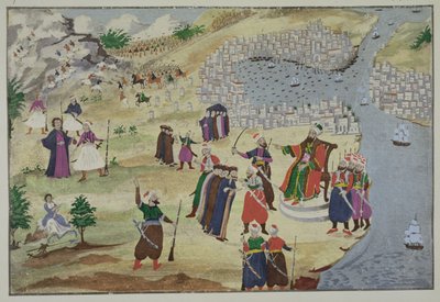Det forutsagte fallet av Konstantinopel, fra billedhistorien til den greske uavhengighetskrigen av Greek School
