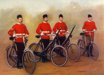 'Syklister - Lancashire Fusiliers', 1900. av Gregory and Co