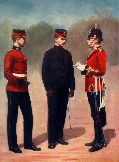 'The Royal Lancasters: Lieutenant, Captain, Adjutant', 1900. av Gregory and Co
