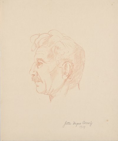 Portrett av Franz Barwig den eldre av Grete Wagner Barwig