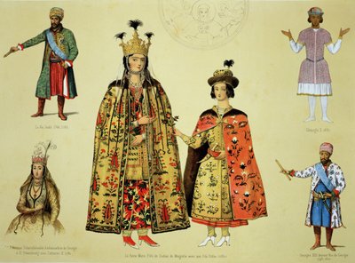 Kostymer fra 1600- og 1700-tallet, plate 56 fra 