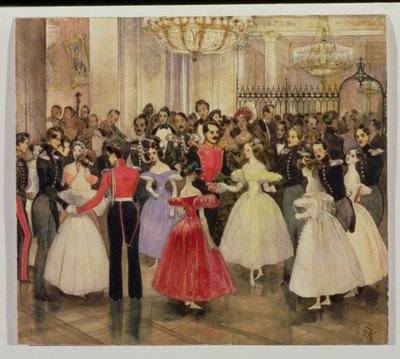 Prinsesse Baryatinskayas ball av Grigori Grigorevich Gagarin