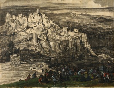 Utsikt over Tiflis, 1840-tallet av Grigori Grigorevich Gagarin