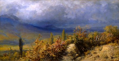 Høstutsikt over Krim, 1884. av Grigori Grigorievich Mjasoedov