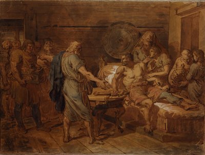 Kuzma Minins appell til prinsen Dmitrij Pozharsky, 1800-tallet av Grigori Ivanovich Ugryumov