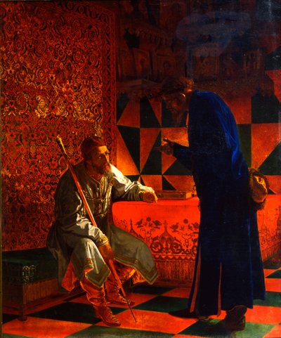 Ivan IV og Malyuta Skuratov, 1870 av Grigori Semenovich Sedov