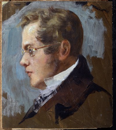 Portrait du poete prince Piotr Andreievitch Viazemski (Pierre Wiazemsky) (1792-1878) (Portrait of the Poet Prince Pyotr. A. Vyazemsky). Oeuvre de Grigori (Grigoriy, Grigory) Grigoryevich Myasoyedov (Myasoedov, Miasoedov) (1834-1911), huile sur kartong. Kun av Grigoriy Myasoyedov
