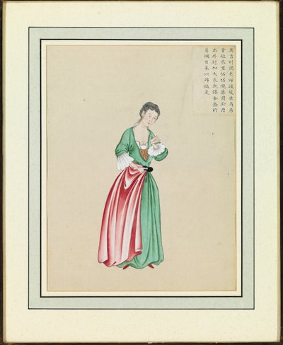 Portrett av en utlending, ca. 1765 av Guanpeng Ding