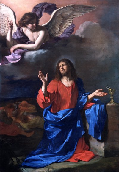 Smerten i hagen av Guercino (1591-1666)