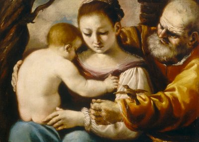 Hellige familie av Guercino