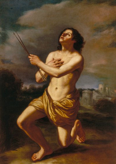St. Sebastian av Guercino
